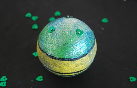 fabrication boule de noel