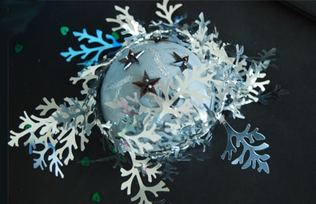 création boule de noel
