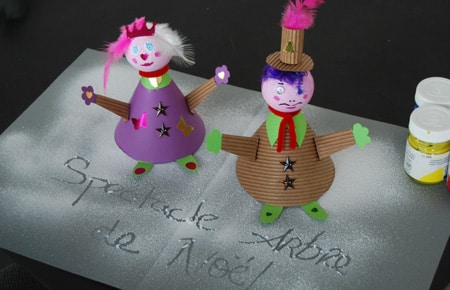 atelier de noel personnages noel