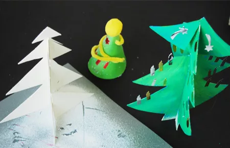 atelier mini sapin de noel