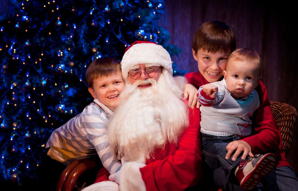 stand photo pere noel